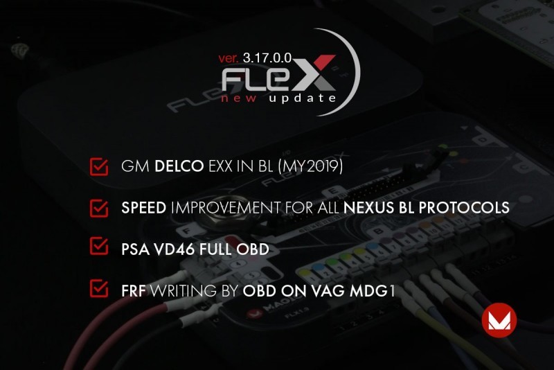 Flex 3.17.0.0: speed improvement for all Nexus BL protocols | Tuning-shop.com