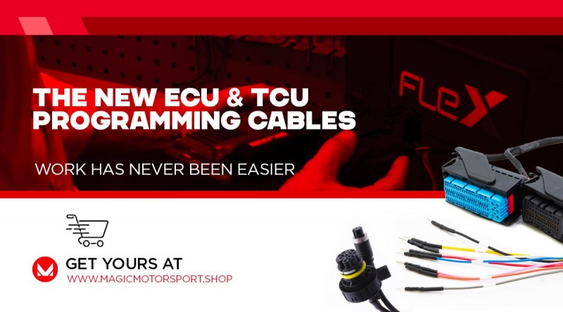 Magic Motorsport news update: New ECU & TCU programming cables Magic Motorsport news update: New ECU & TCU programming cables