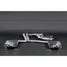 Exhaust system with exhaust valves